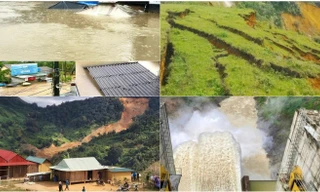 Mưa lớn kéo dài: Huế ngập sâu, núi ở Đà Nẵng xuất hiện nhiều vết nứt, Quảng Ngãi điều tiết hồ chứa