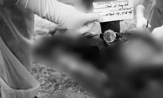 Thi thể đeo ba lô chứa tảng đá nặng 20 kg nổi lên ở hồ thủy điện