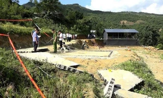 Vỡ bể nước, 3 mẹ con tử vong, 1 bé nguy kịch