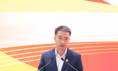 Anh Nguyễn Tường Lâm, Bí thư T.Ư Đoàn, Chủ tịch T.Ư Hội LHTN Việt Nam phát biểu tại buổi làm việc