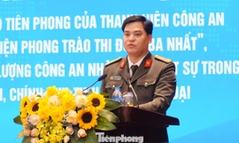Thanh niên Công an tiên phong thực hiện phong trào thi đua “Ba nhất”