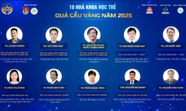 Công bố 10 nhà khoa học trẻ nhận Giải thưởng Quả Cầu Vàng năm 2025
