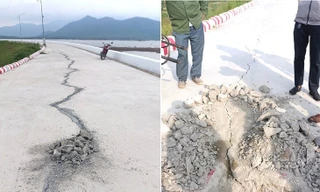 Hồ chứa nước Sông Than hơn 1.000 tỷ đồng ở Khánh Hòa vừa khánh thành đã bị thấm, nứt