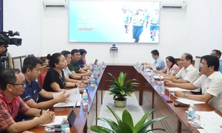 UBND tỉnh làm việc với Báo Tiền Phong.