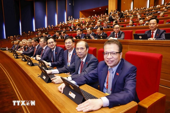 Đại biểu dự phiên họp trù bị. (Ảnh: TTXVN)