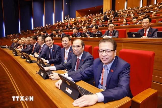 Đại biểu dự phiên họp trù bị. (Ảnh: TTXVN)