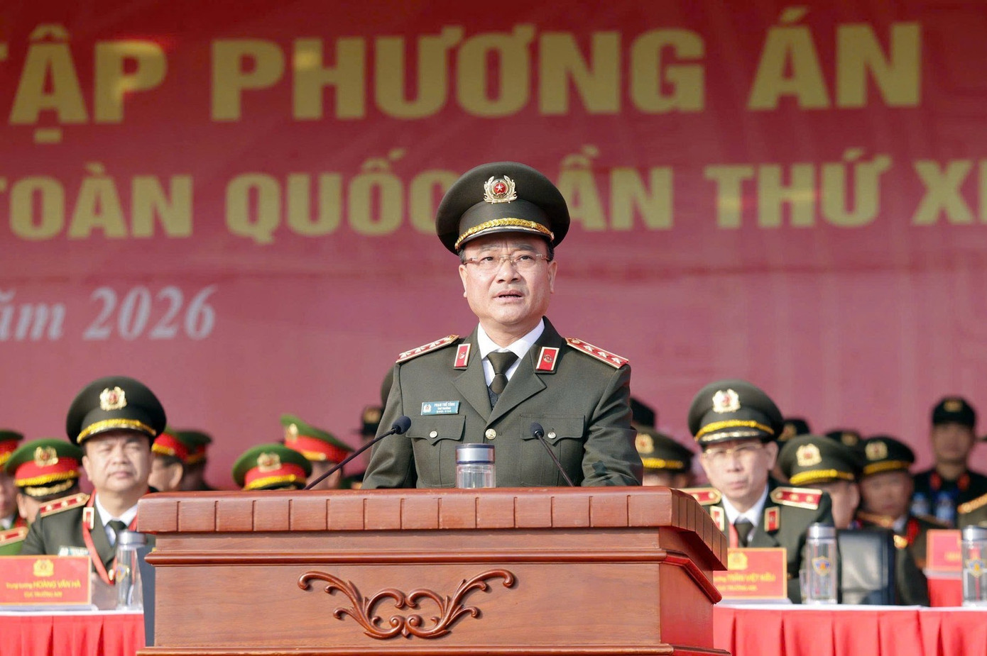 Thứ trưởng Phạm Thế Tùng phát lệnh xuất quân đảm bảo ANTT Đại hội XIV của Đảng.