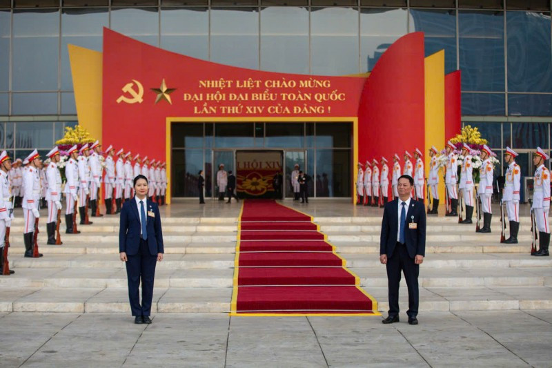 Các lực lượng đảm bảo tuyệt đối an ninh, an toàn địa điểm tổ chức Đại hội XIV.