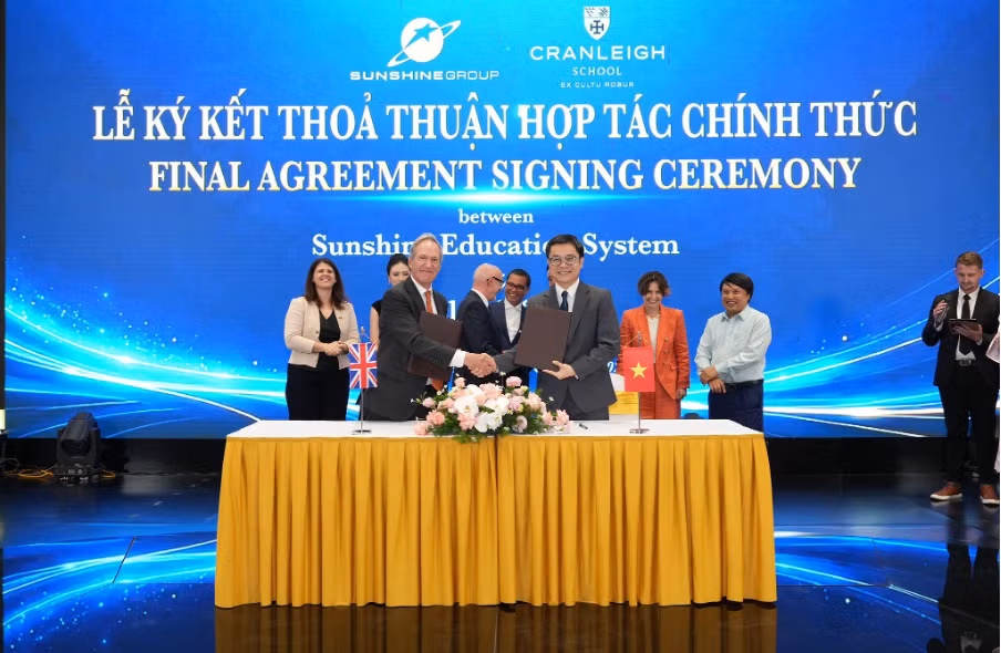 Cranleigh School và Sunshine Group chính thức ký kết thỏa thuận hợp tác