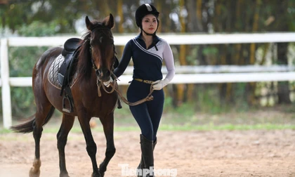 ​'Bóng hồng' Hà Nội rủ nhau học cách chinh phục yên ngựa