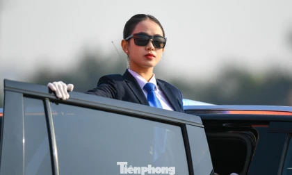 Hình ảnh dàn ‘đặc vụ’ trong buổi tổng duyệt Lễ xuất quân bảo vệ Đại hội XIV của Đảng