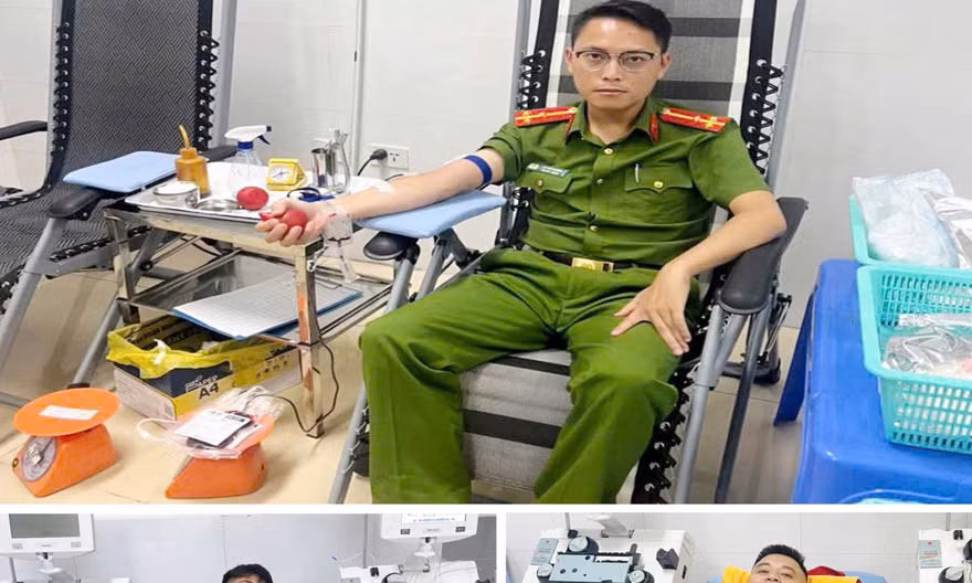 Vợ phạm nhân gửi tâm thư cảm ơn 3 công an hiến máu cứu người