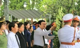 Hoàn thành công trình cải tạo, nâng cấp mộ liệt sĩ Nghĩa trang Liệt sĩ quốc gia Vị Xuyên
