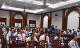 Quang cảnh kỳ họp.