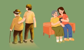 Người trẻ Trung Quốc kiếm thêm thu nhập nhờ chăm sóc người già