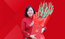Chân dung Ủy viên Bộ Chính trị, Bí thư Đảng ủy Mặt trận Tổ quốc, các đoàn thể Trung ương Bùi Thị Minh Hoài