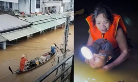 Lũ lịch sử, nhiều bệnh viện tại Huế chìm sâu, sạt lở khắp nơi ở Đà Nẵng