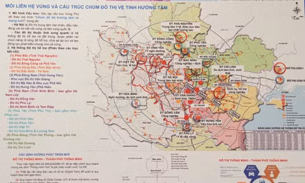 Quy hoạch Hà Nội 100 năm: 9 cực phát triển, 9 trung tâm lớn, 9 trục động lực