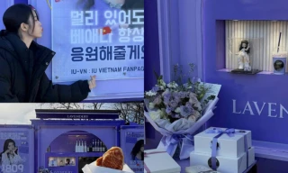 "Vén rèm cánh gà" sau xe cà phê đầu tiên fan Việt gửi IU: Từ "thở dốc" đến "thở phào"