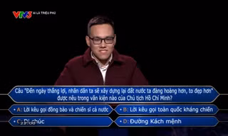Sau 5 năm, câu hỏi cuối cùng của “Ai là triệu phú” lộ diện: Độ khó đến đâu?