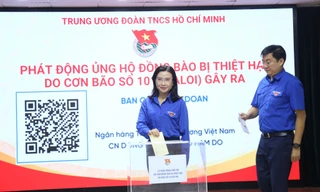 Trung ương Đoàn TNCS Hồ Chí Minh phát động ủng hộ đồng bào chịu ảnh hưởng bão số 10