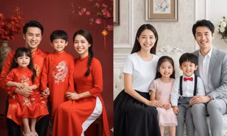 Câu lệnh tạo bức hình gia đình bằng AI Gemini đẹp không thua kém chụp studio