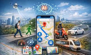 Vì sao Google Maps lại biết người dùng đang di chuyển bằng phương tiện nào?