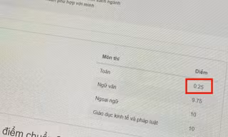 Thực hư bức ảnh Thủ khoa khối C19 đạt 29,75 điểm nhưng trượt tốt nghiệp vì 0,25 Toán