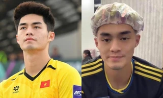 Thủ môn Trần Trung Kiên sụt 7kg sau hành trình U23, trở lại sân cỏ tập luyện