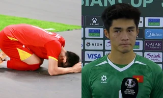 Đình Bắc xin lỗi, thủ môn Trung Kiên mắt đỏ hoe sau trận thua U23 Trung Quốc