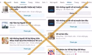 Cảnh báo "bẫy nợ" trên mạng: Từ hội nhóm "bùng nợ" đến nguy cơ vi phạm pháp luật