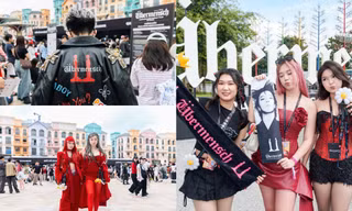 Fan G-Dragon biến Ocean City thành sàn diễn thời trang với sắc đỏ - đen cực chất