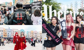 Fan G-Dragon biến Ocean City thành sàn diễn thời trang với sắc đỏ - đen cực chất