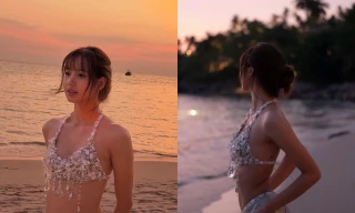 Lisa đón sinh nhật bên bờ biển: Đẹp tựa nữ thần, lập thành tích mới ở tuổi 29