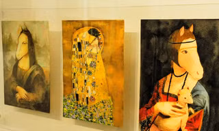 Triển lãm mỹ thuật sinh viên: Kẹo mút và vật liệu giản đơn được thổi hồn "nghệ hơn"