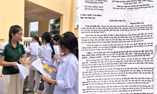 Đề Văn thi vào lớp 10 tại Quảng Ninh: Chạm giấc mơ bình dị của trẻ, viết về sự sẻ chia