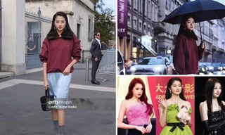 Quan Hiểu Đồng mất điểm vì diện đồ hiệu như hàng chợ tại Milan Fashion Week