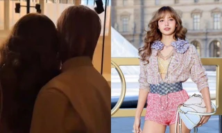 Lisa biến khu check-in LV thành sàn catwalk, tương tác thân mật cùng Felix