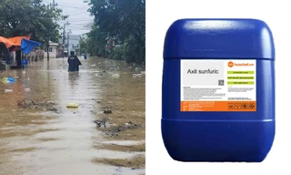 Cảnh báo nguy hiểm: 100 can axit đã bị cuốn trôi tại Đắk Lắk do ngập lụt