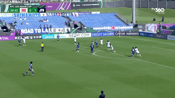 HIGHLIGHTS U23 UAE 0-3 U23 Nhật Bản: Sức mạnh đáng kinh ngạc