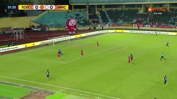 Trực tiếp Thể Công Viettel vs Hải Phòng 1-0 (H2): Vào!!! Lucao ghi bàn