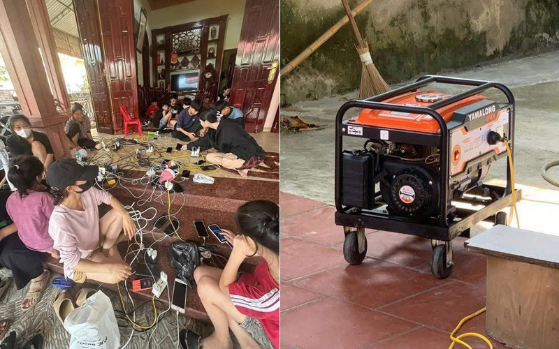 Hình ảnh cả xóm cùng nhau sạc pin điện thoại khiến người xem ấm lòng ca-xom-sac-dt.jpg