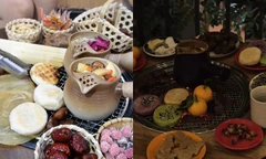 Trời lạnh "đẩy trend" set trà bếp than kèm đồ nướng, quán có view hồ là điểm cộng