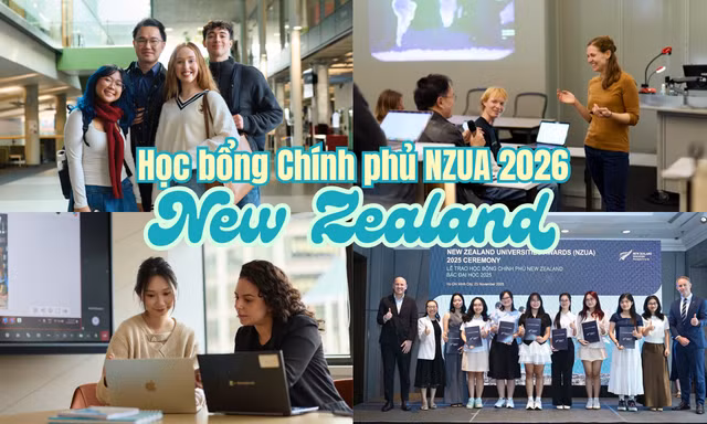 15 suất học bổng Chính phủ New Zealand bậc Đại học bật đèn xanh cho teen Việt