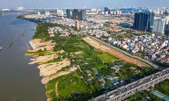 Hà Nội triển khai công viên đầu tiên trên trục cảnh quan sông Hồng