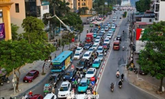 Cận cảnh đường Nguyễn Hoàng Tôn nối Vành đai 3 trước thời điểm mở rộng