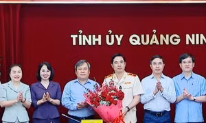 Giám đốc Công an tỉnh Quảng Ninh được thăng cấp bậc hàm Thiếu tướng