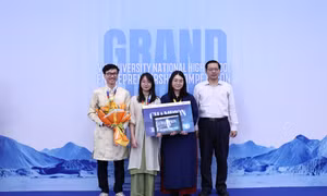 Quán quân VNEC 2026: "Khởi nghiệp" từ ý tưởng giữ vẻ đẹp làng nghề truyền thống