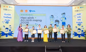 Những con số ấn tượng tại lễ trao giải cuộc thi "Học sinh với An ninh mạng 2026"
