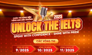 Cuộc thi Hùng biện tiếng Anh liên trường Unlock The IELTS 2025 dành cho học sinh THPT
